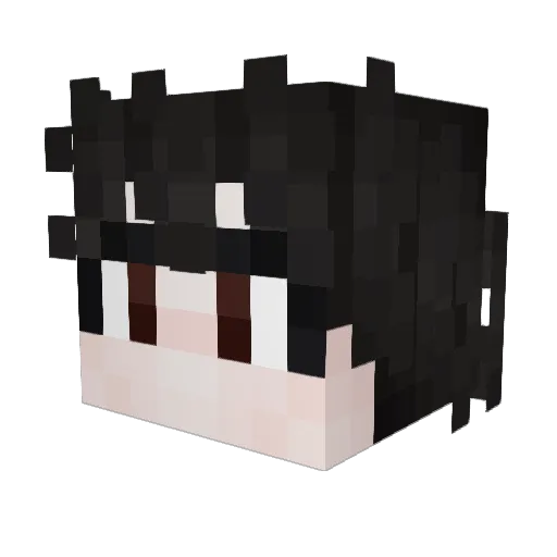 Itz_emj_ Minecraft avatar head, 3D render