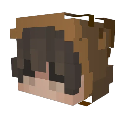 Itz_noob_ Minecraft avatar head, 3D render
