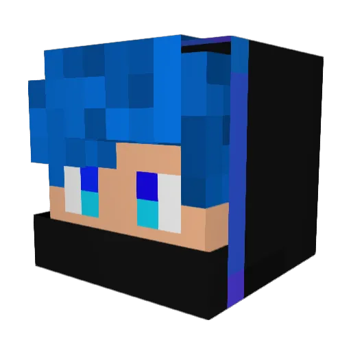Itz_pedrinho Minecraft avatar head, 3D render