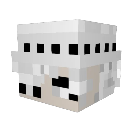 Itz_r3c Minecraft avatar head, 3D render