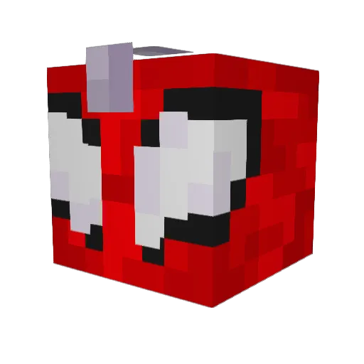 ItzaWolf Minecraft avatar head, 3D render