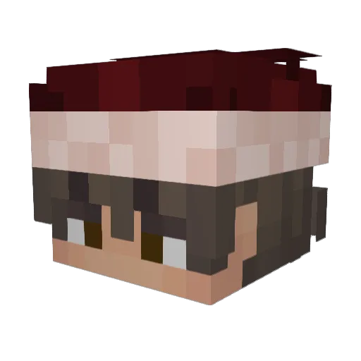 Itzabappo Minecraft avatar head, 3D render