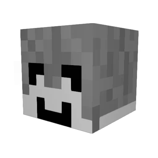 Itzaketon Minecraft avatar head, 3D render