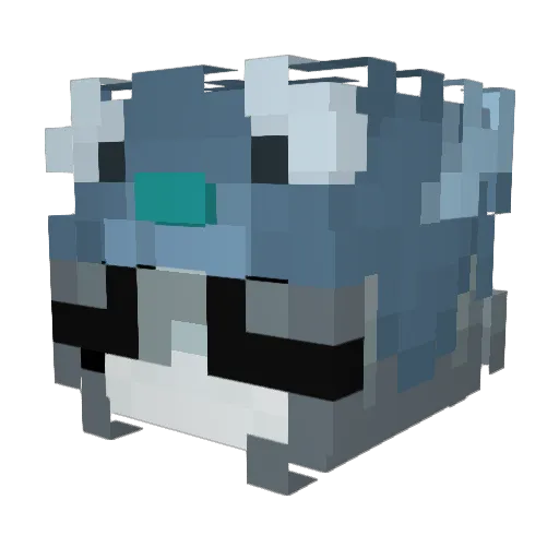 Itzcelinee Minecraft avatar head, 3D render