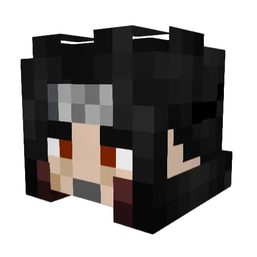 Itzconr Minecraft avatar head, 3D render