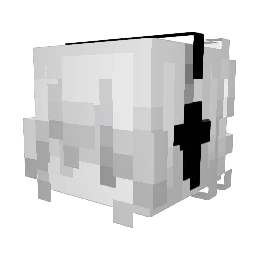 Itzdark_tw Minecraft avatar head, 3D render