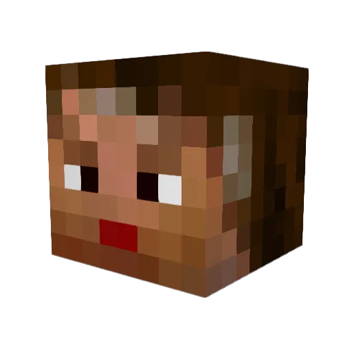 Itzenstein Minecraft avatar head, 3D render