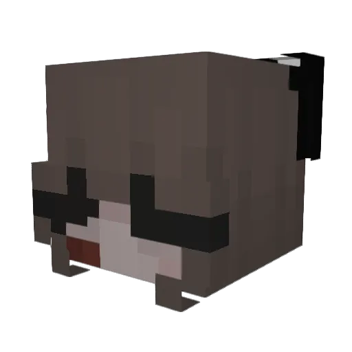 ItzhozayHD Minecraft avatar head, 3D render