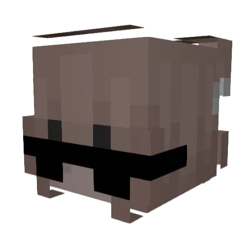 ItzzJulcia Minecraft avatar head, 3D render