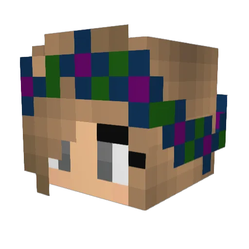 ItzzKatie528 Minecraft avatar head, 3D render