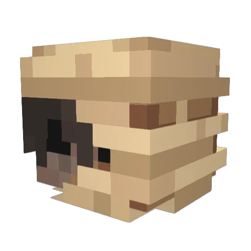 ItzzKebab Minecraft avatar head, 3D render