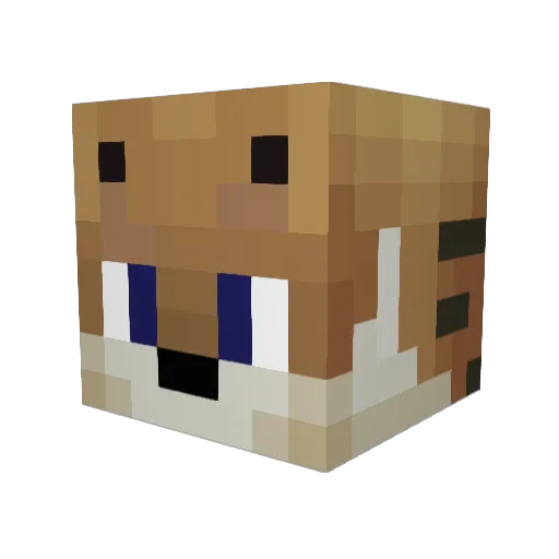 ItzzNick_2006 Minecraft avatar head, 3D render