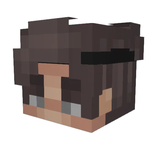 ItzzNotTim Minecraft avatar head, 3D render