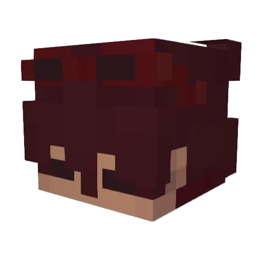 ItzzVortexMC Minecraft avatar head, 3D render