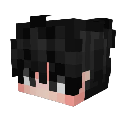 Itzz_Azrael Minecraft avatar head, 3D render