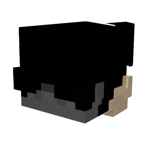 Itzz_Shad0wStrik Minecraft avatar head, 3D render