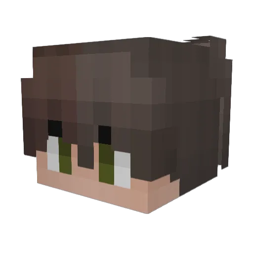 Itzz_grahamka Minecraft avatar head, 3D render