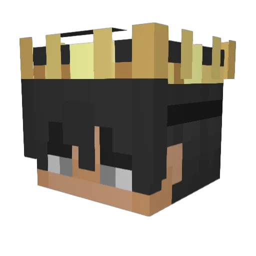 Itzzfabs123 Minecraft avatar head, 3D render