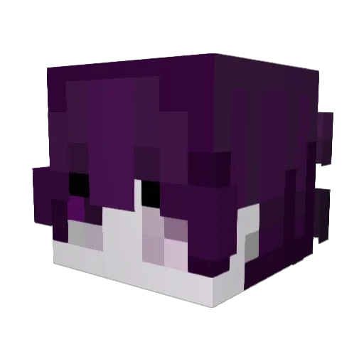 Itzzzvanrio_ Minecraft avatar head, 3D render