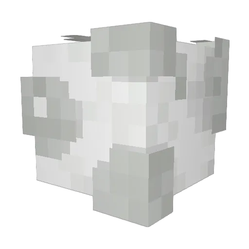Iunar4 Minecraft avatar head, 3D render