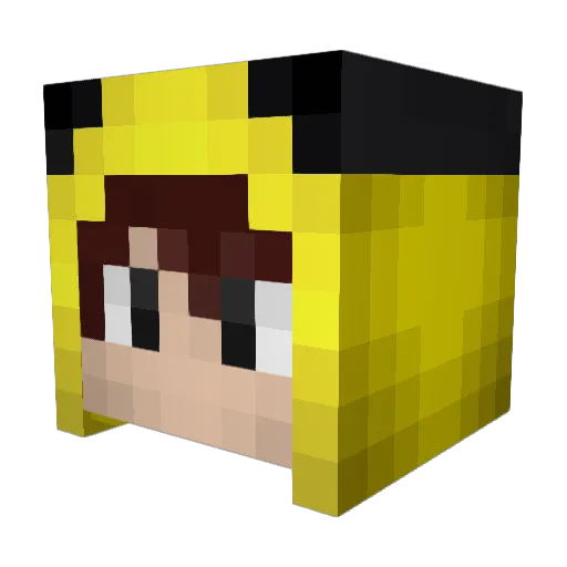 IuryLima Minecraft avatar head, 3D render