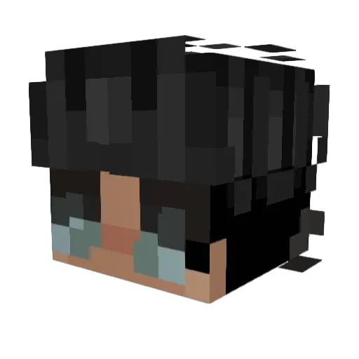 IuseStrategy Minecraft avatar head, 3D render