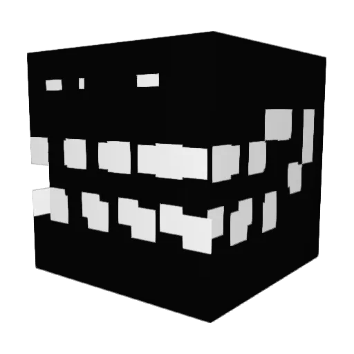 Iv2a Minecraft avatar head, 3D render