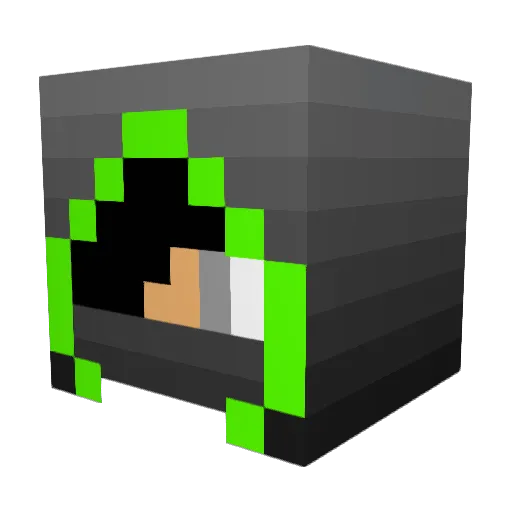 IvNet Minecraft avatar head, 3D render