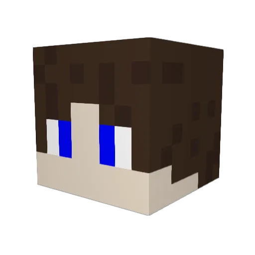 Iv_Al_Dz Minecraft avatar head, 3D render