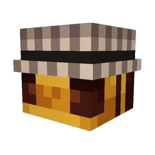 Ivakint Minecraft avatar head, 3D render