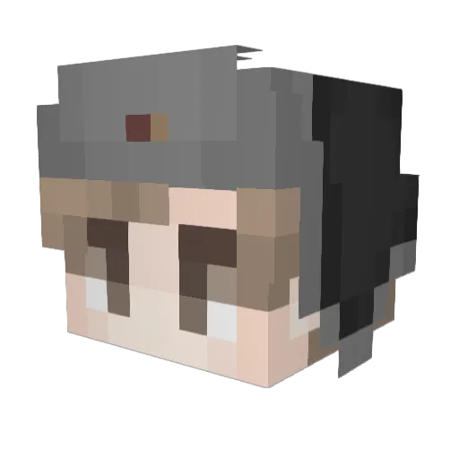 Ivan2021m Minecraft avatar head, 3D render