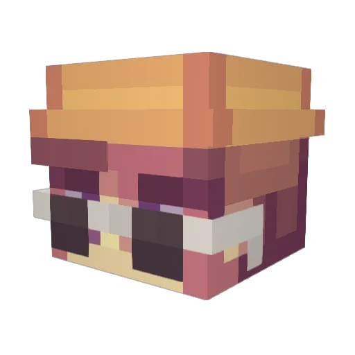 Ivan4ikgg Minecraft avatar head, 3D render