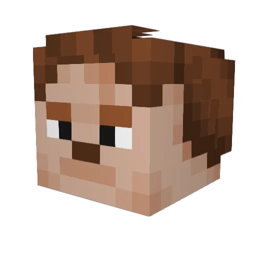 IvanChai3000 Minecraft avatar head, 3D render