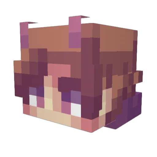 IvanChai Minecraft avatar head, 3D render