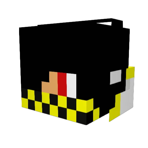 IvanCraft37 Minecraft avatar head, 3D render
