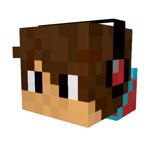 IvanFilippov Minecraft avatar head, 3D render