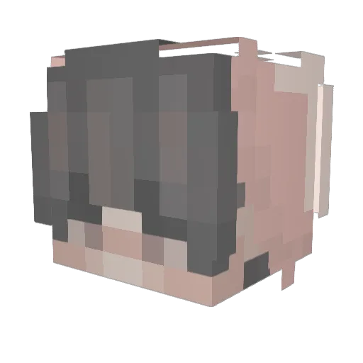IvanFuk Minecraft avatar head, 3D render