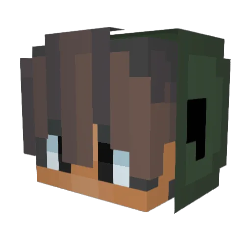 IvanIV100 Minecraft avatar head, 3D render