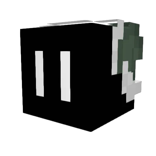 IvanKonut Minecraft avatar head, 3D render