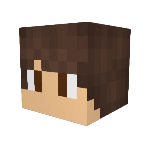 IvanNator Minecraft avatar head, 3D render