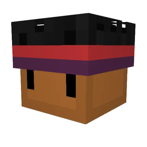 IvanOPA Minecraft avatar head, 3D render