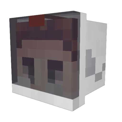 IvanRX Minecraft avatar head, 3D render