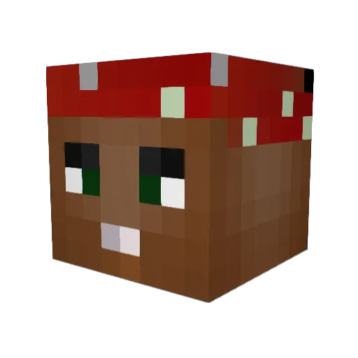 IvanSilent2 Minecraft avatar head, 3D render