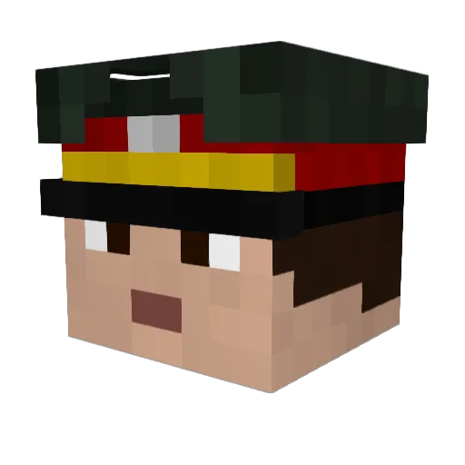 IvanStreltsov Minecraft avatar head, 3D render