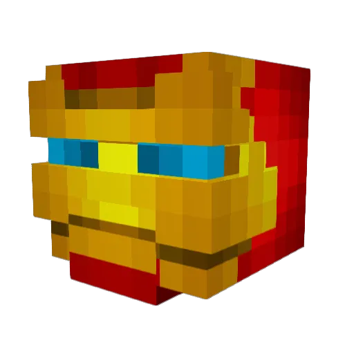 IvanSunC Minecraft avatar head, 3D render
