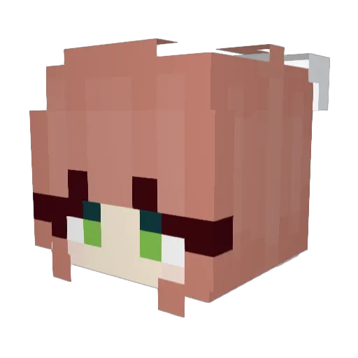IvanTheCommunist Minecraft avatar head, 3D render