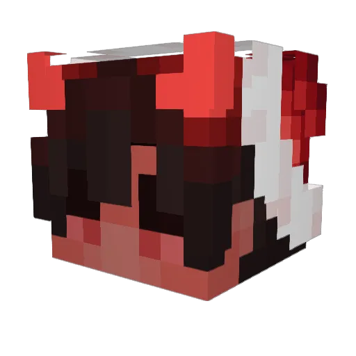 IvancheloG0D Minecraft avatar head, 3D render