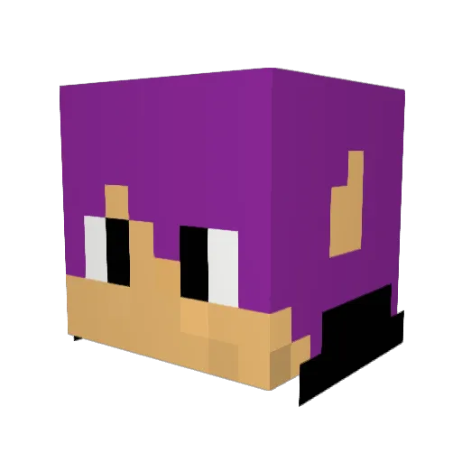 Ivanchu10 Minecraft avatar head, 3D render