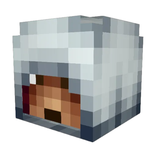 Ivangrasp Minecraft avatar head, 3D render