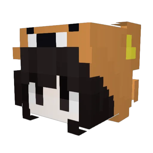 Ivaniaa08 Minecraft avatar head, 3D render